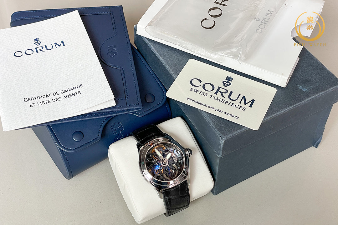 Corum Bubble Black Skeleton