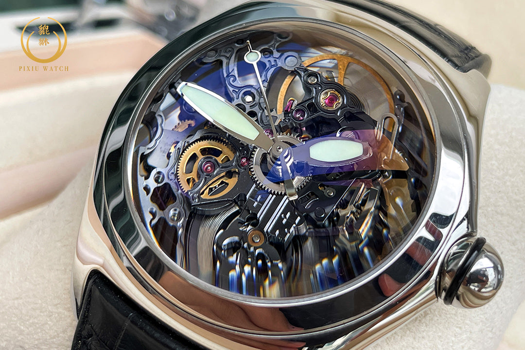 Corum Bubble Black Skeleton