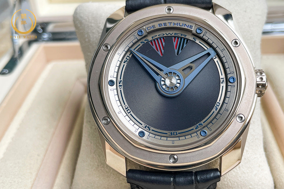 De Bethune DB22 Power Reserve 18K White Gold Black Dial Limited