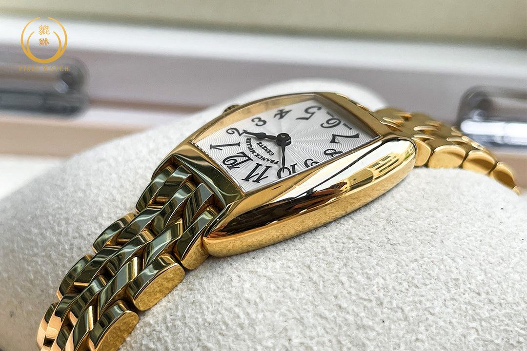 Franck Muller Cintree Curvex Lady 18K Yellow Gold