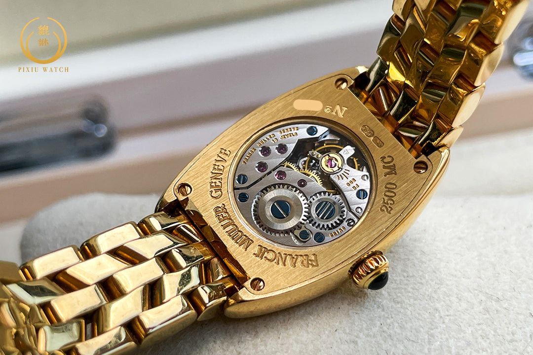 Franck Muller Cintree Curvex Lady 18K Yellow Gold