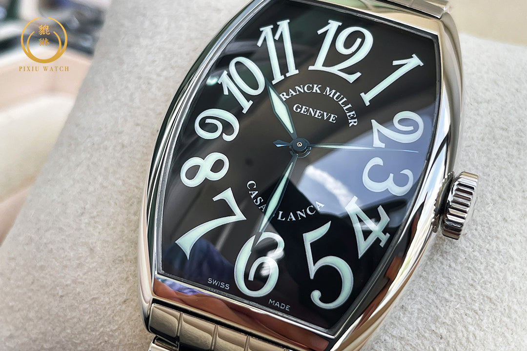 Franck Muller Casablanca 5850 C Black Dial Steel