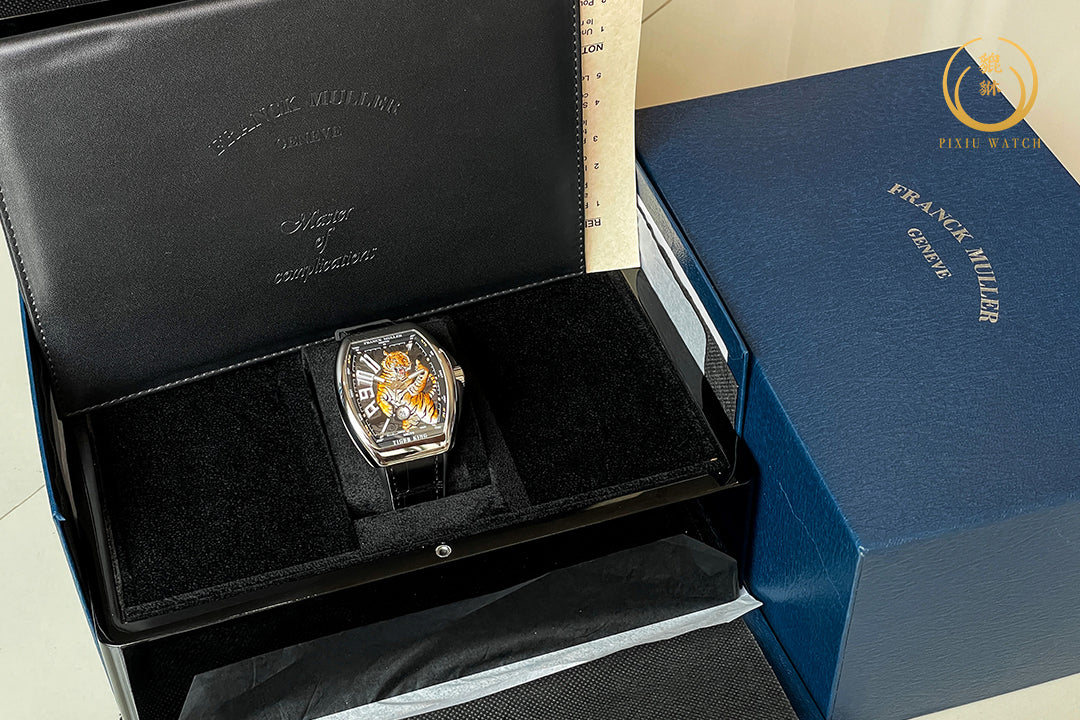 “ของใหม่” Franck Muller Vanguard Yachting V 45 “Tiger King” Limited