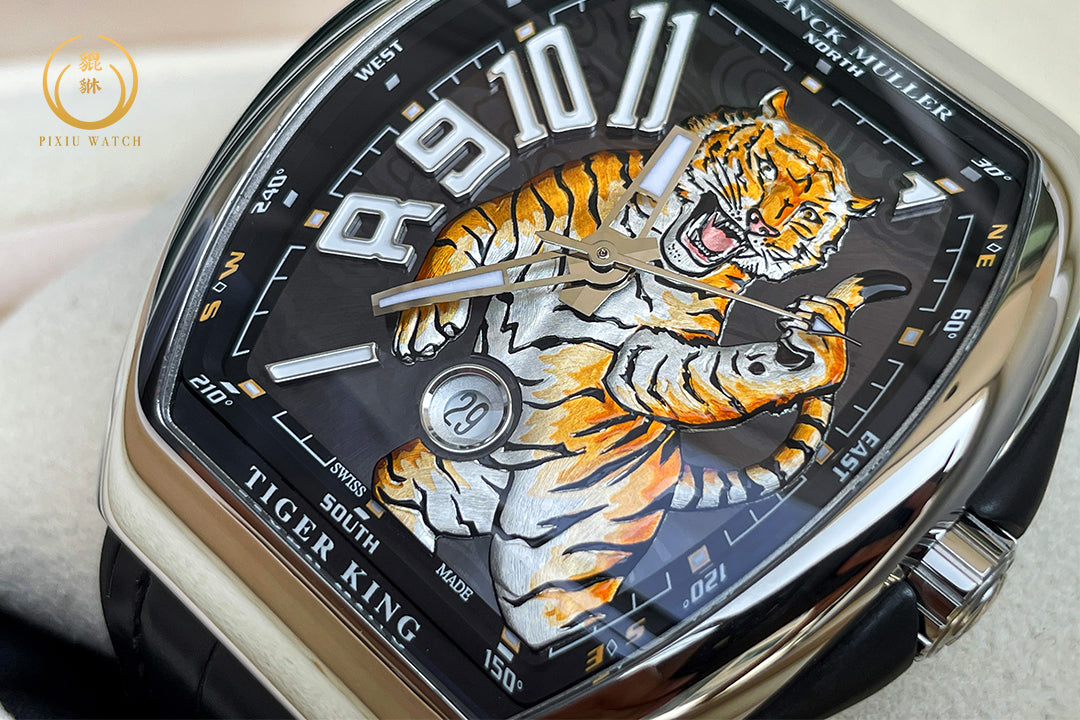 “ของใหม่” Franck Muller Vanguard Yachting V 45 “Tiger King” Limited
