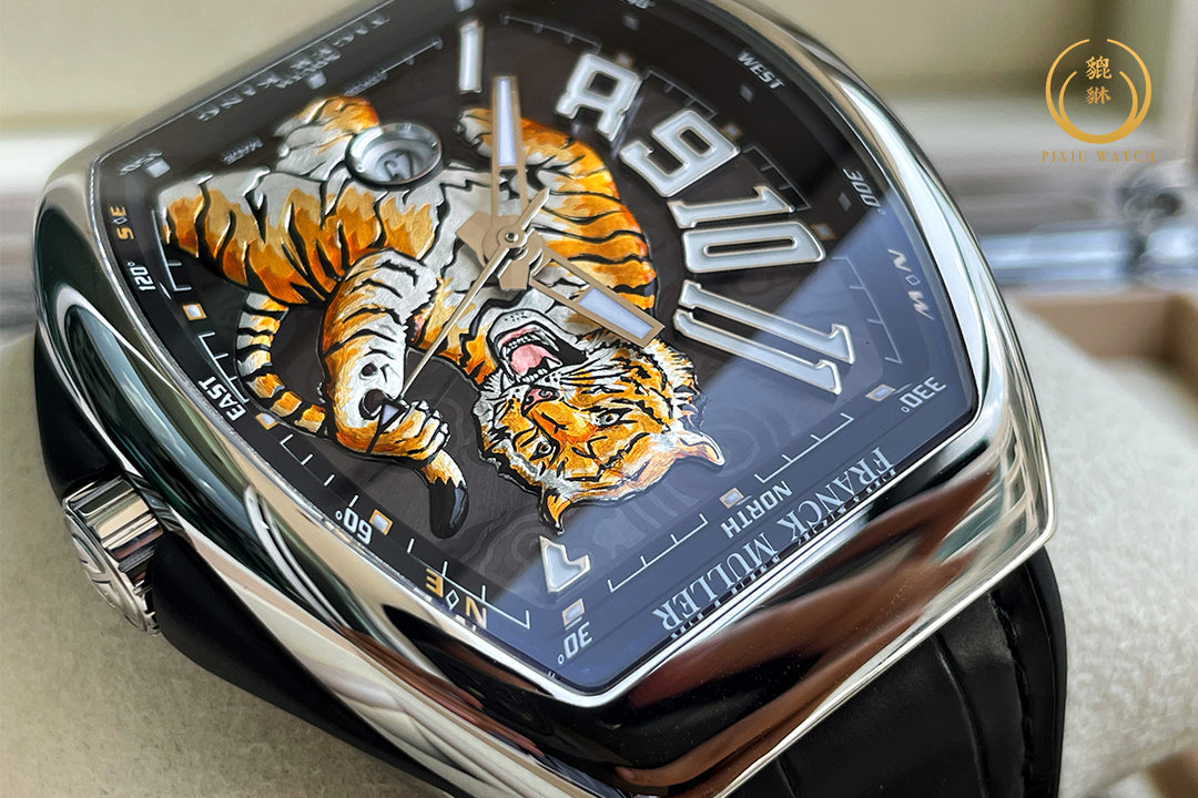 “ของใหม่” Franck Muller Vanguard Yachting V 45 “Tiger King” Limited
