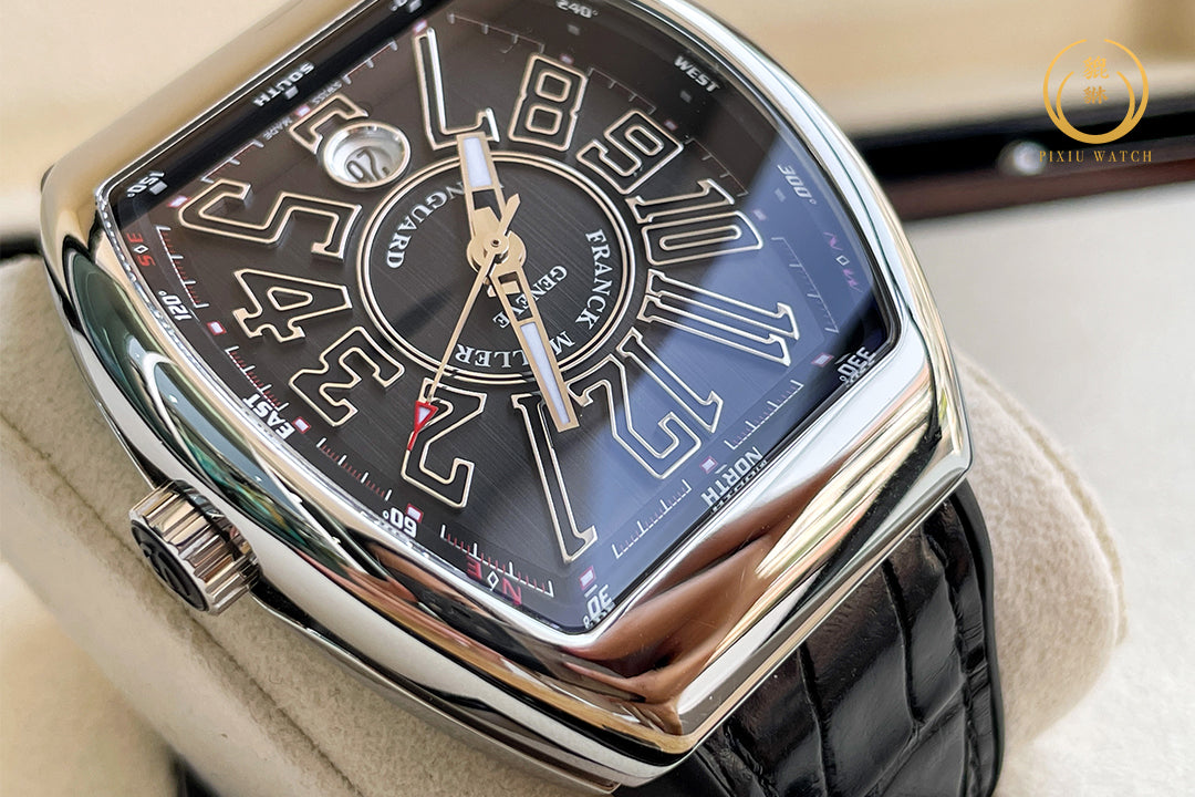 Franck Muller Vanguard Steel Black Dial