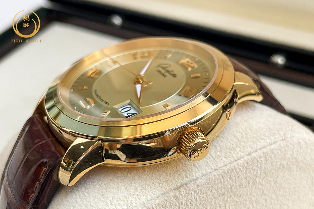 Glashutte Original Panomatic Central XL 18K Yellow Gold
