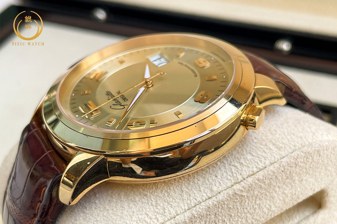 Glashutte Original Panomatic Central XL 18K Yellow Gold