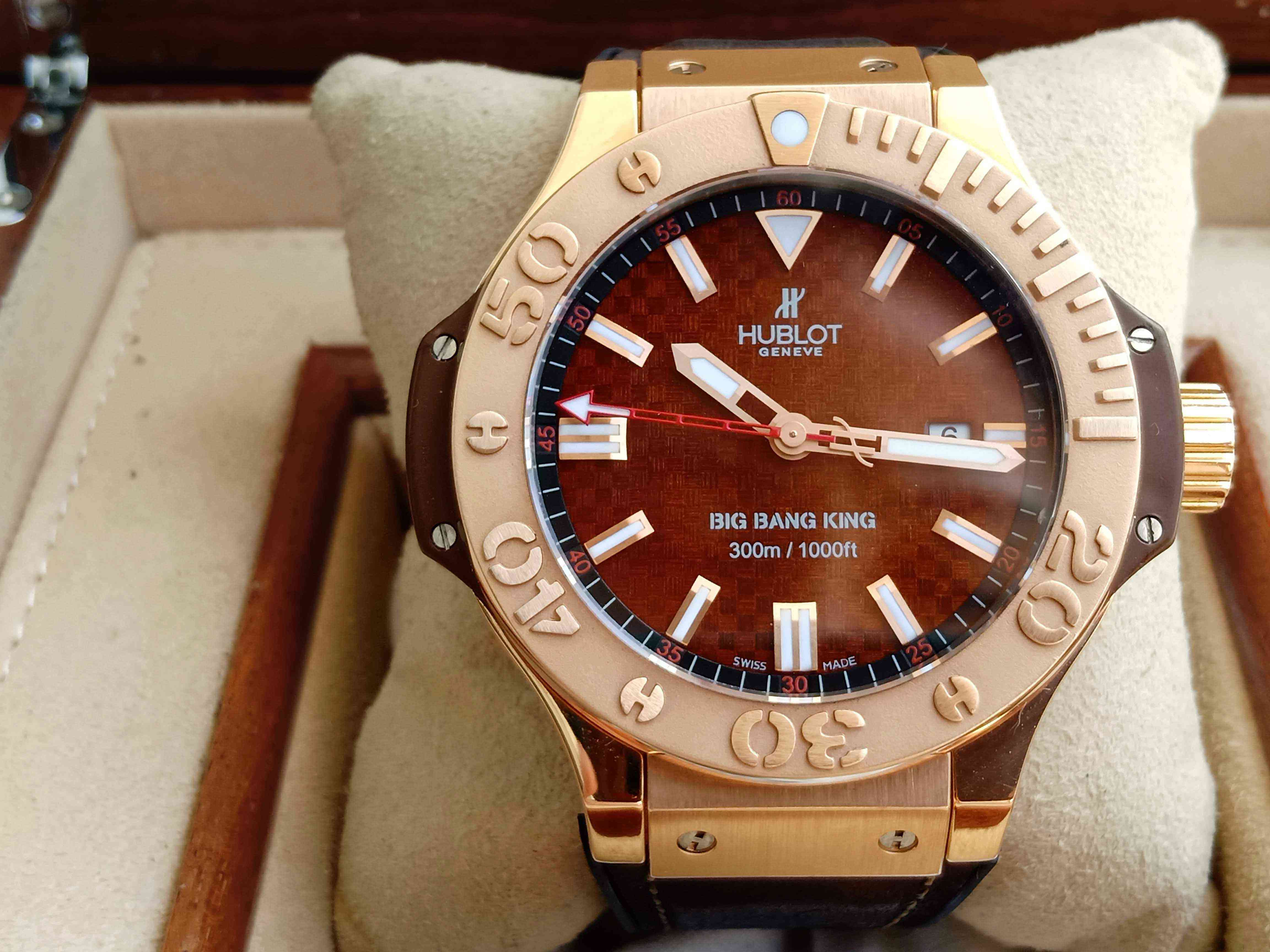 Hublot Big Bang King Rose Gold Chocolate Dial