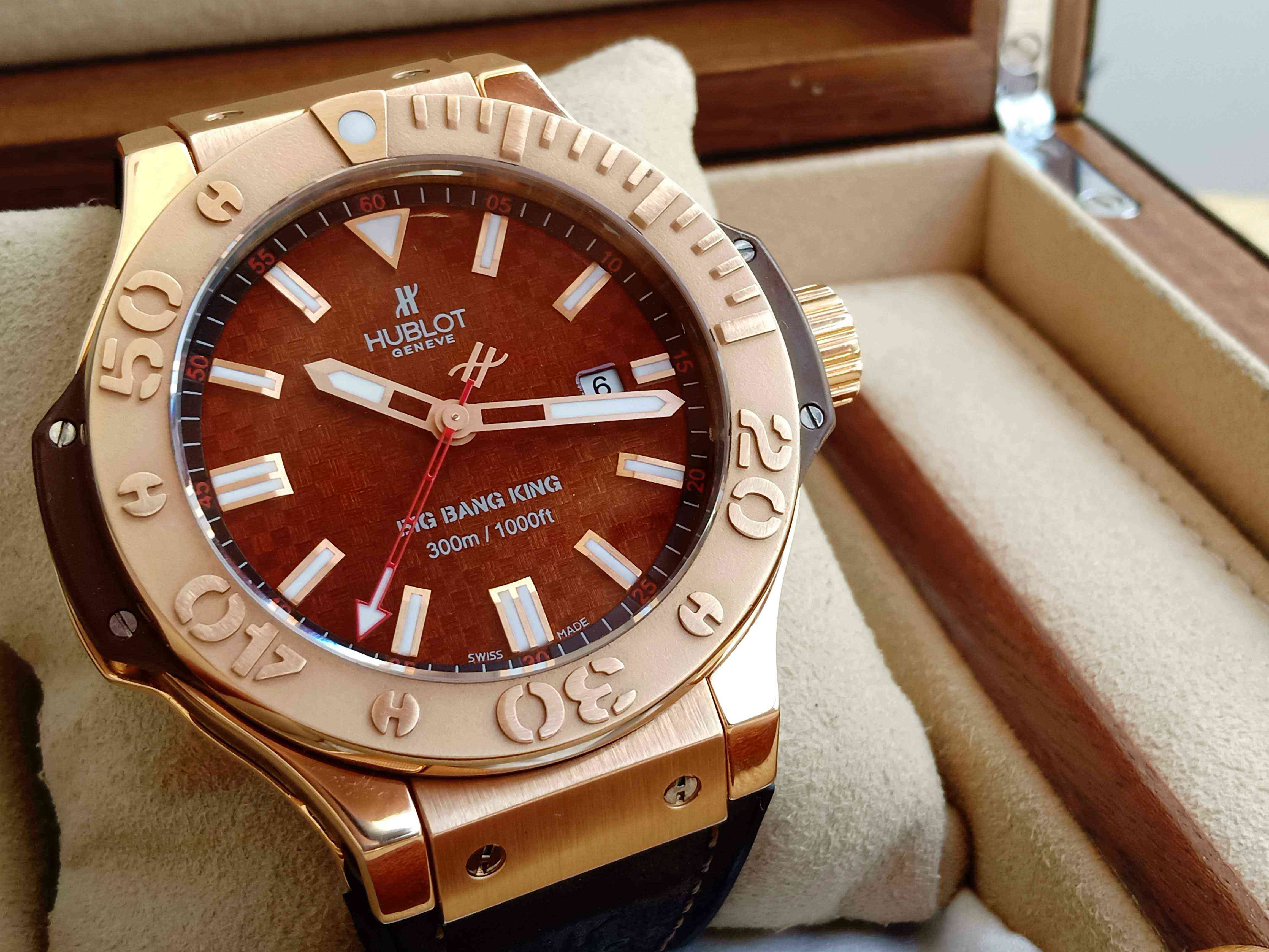 Hublot Big Bang King Rose Gold Chocolate Dial