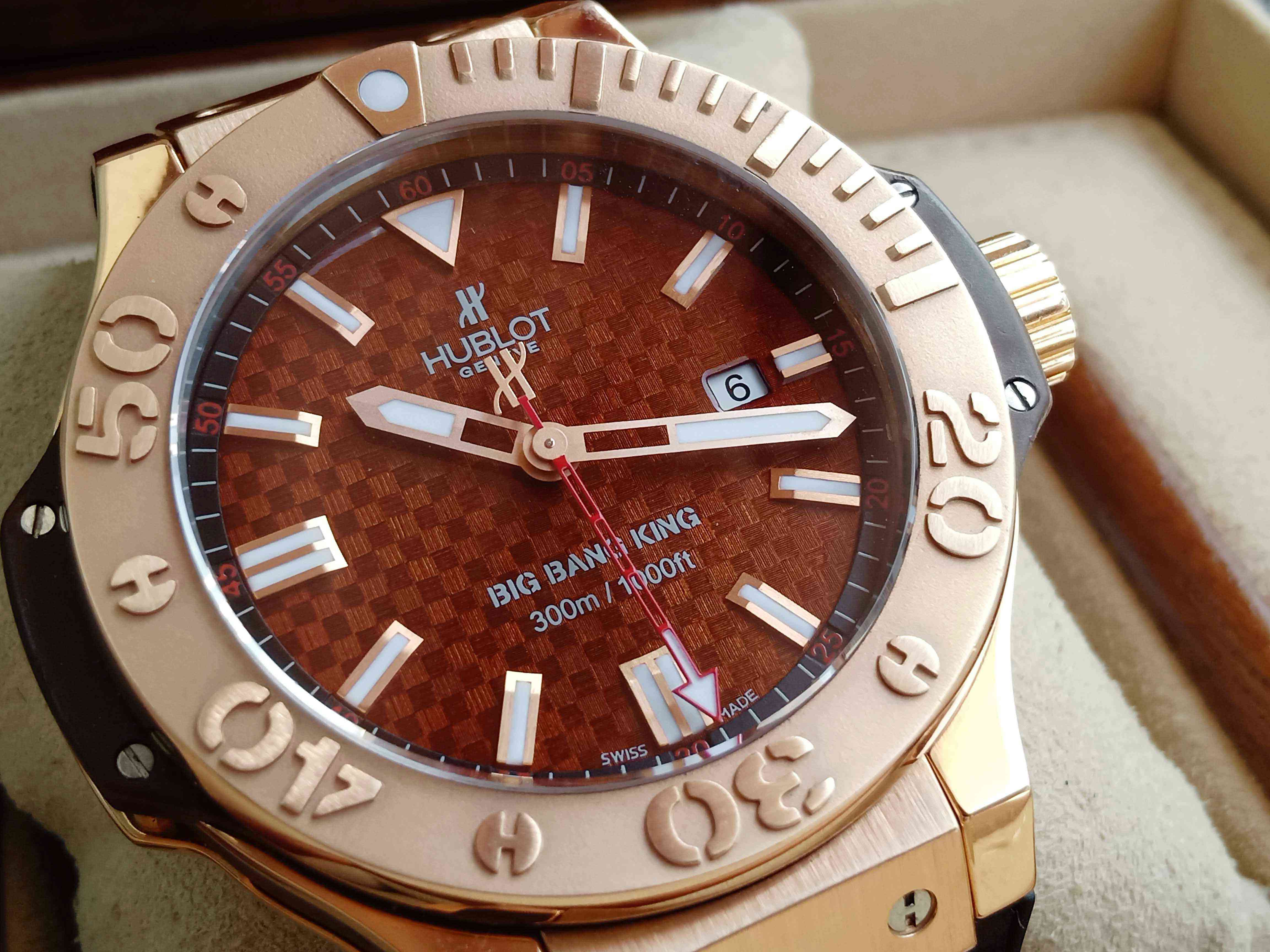 Hublot Big Bang King Rose Gold Chocolate Dial