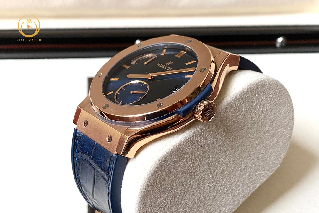 Hublot Classic Fusion King Gold Blue 8 Days