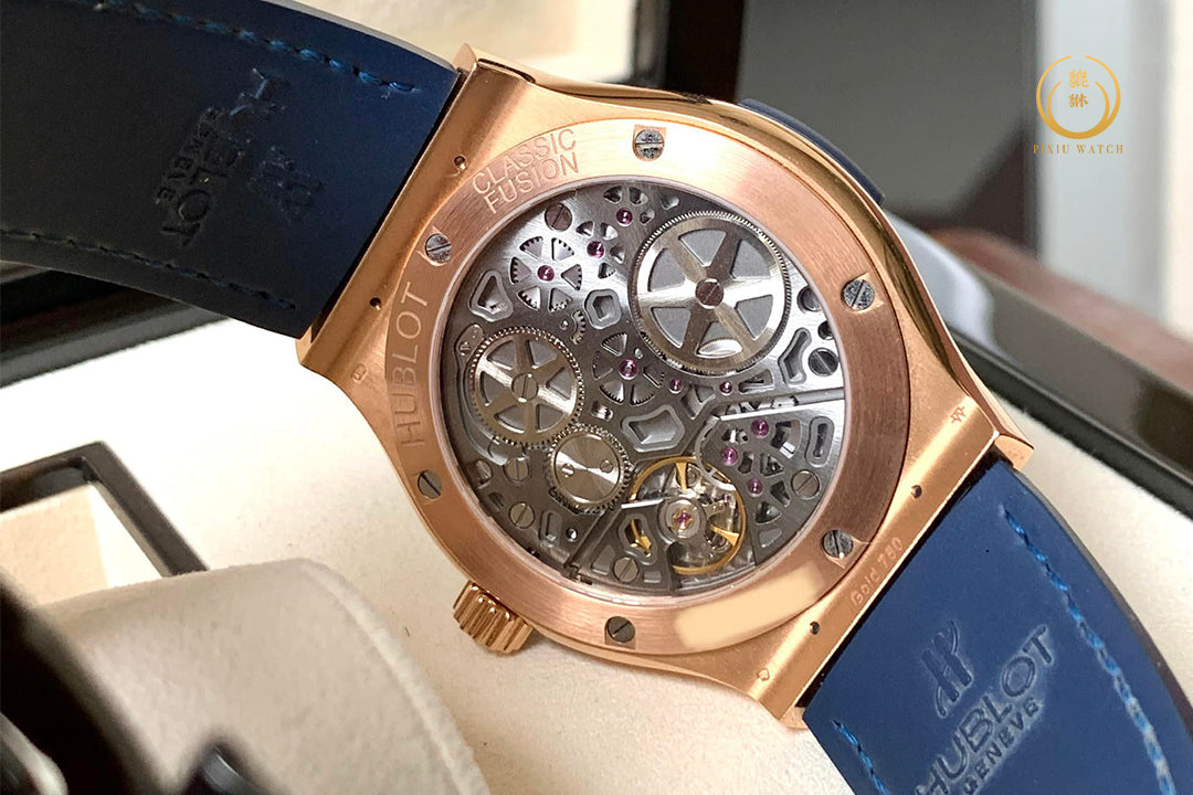 Hublot Classic Fusion King Gold Blue 8 Days