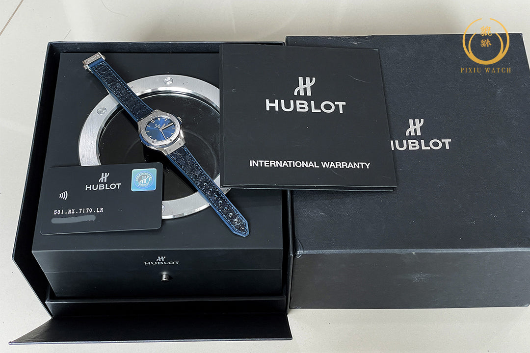 Hublot Classic Fusion Titanium Blue