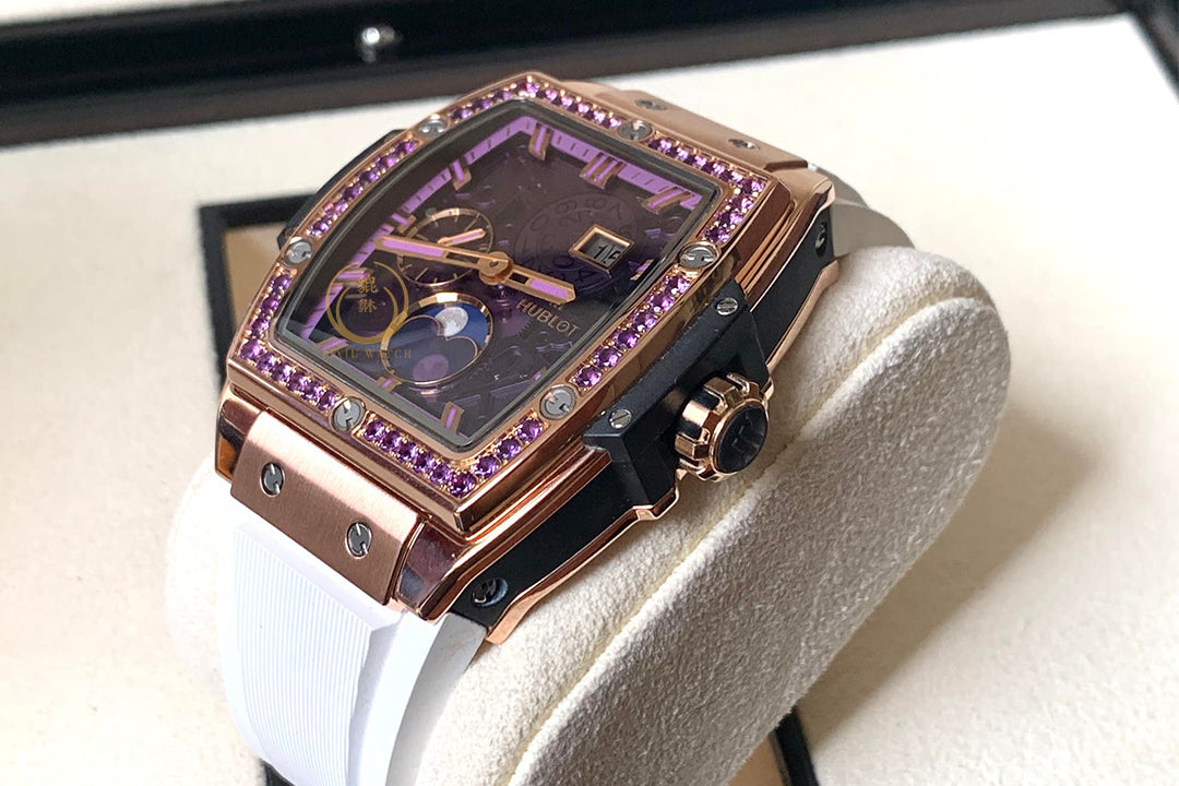 Hublot Spirit of Big Bang Moonphase Purple Theme King Gold
