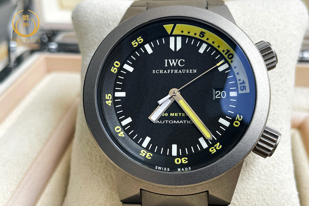 IWC Aquatimer 2000 Titanium IW353803 Black Yellow