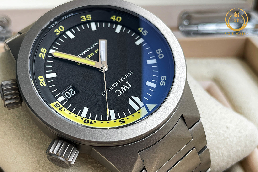 IWC Aquatimer 2000 Titanium IW353803 Black Yellow