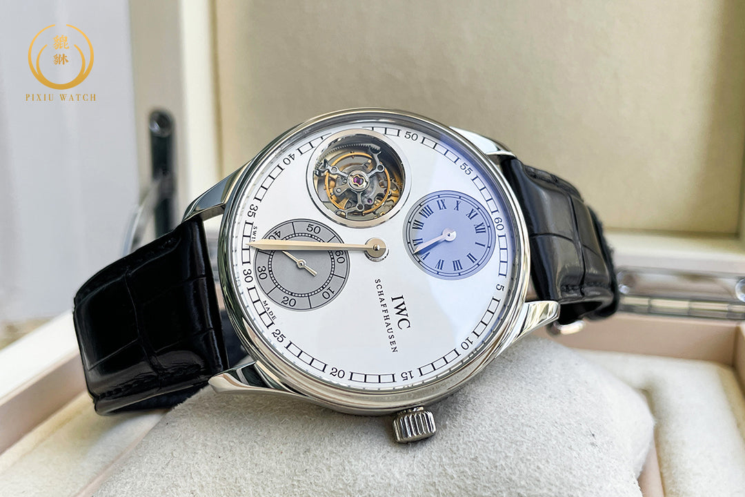 IWC Portuguese Regulateur Tourbillon IW5446-01 Platinum Limited 100 Pcs.