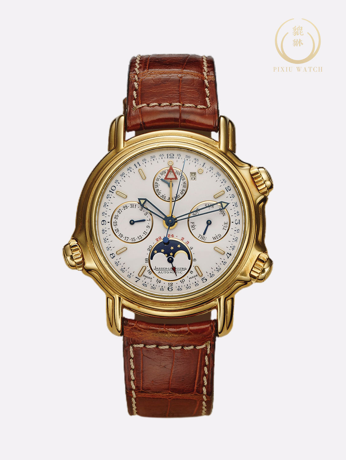 Jaeger-LeCoultre Reveil Grande Perpetual Calendar Alarm 18K Rose Gold