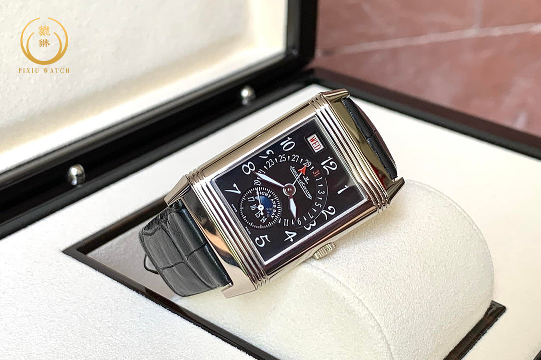 Jaeger-LeCoultre Reverso Calendar Date White Gold
