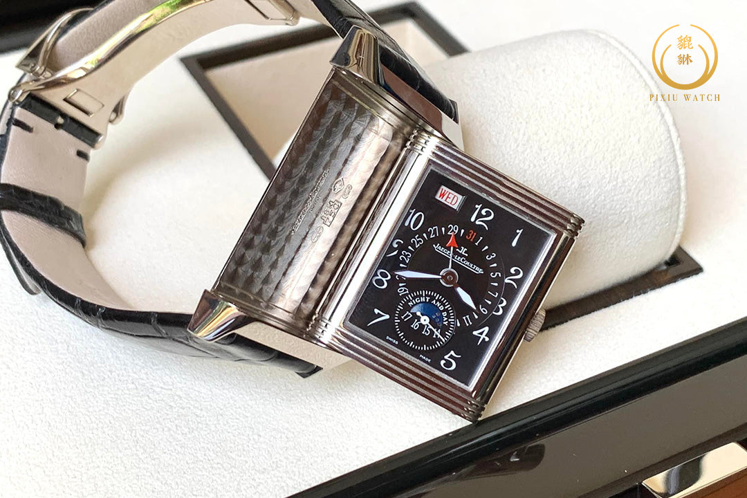 Jaeger-LeCoultre Reverso Calendar Date White Gold