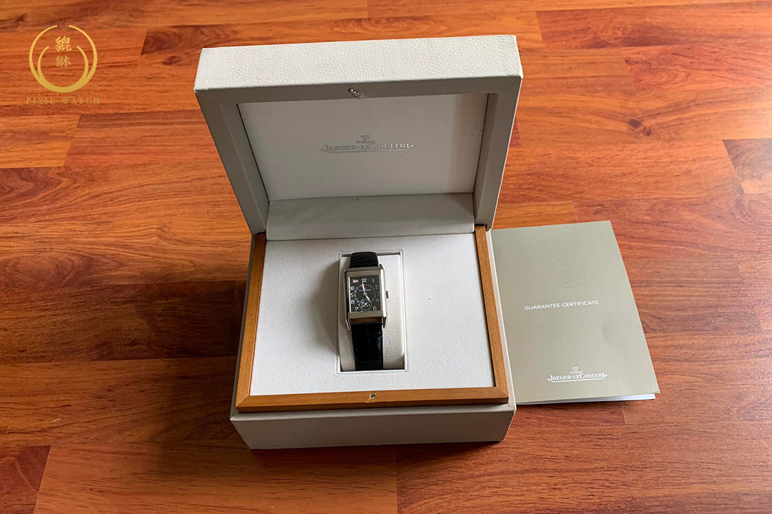 Jaeger-LeCoultre Reverso Calendar Date White Gold