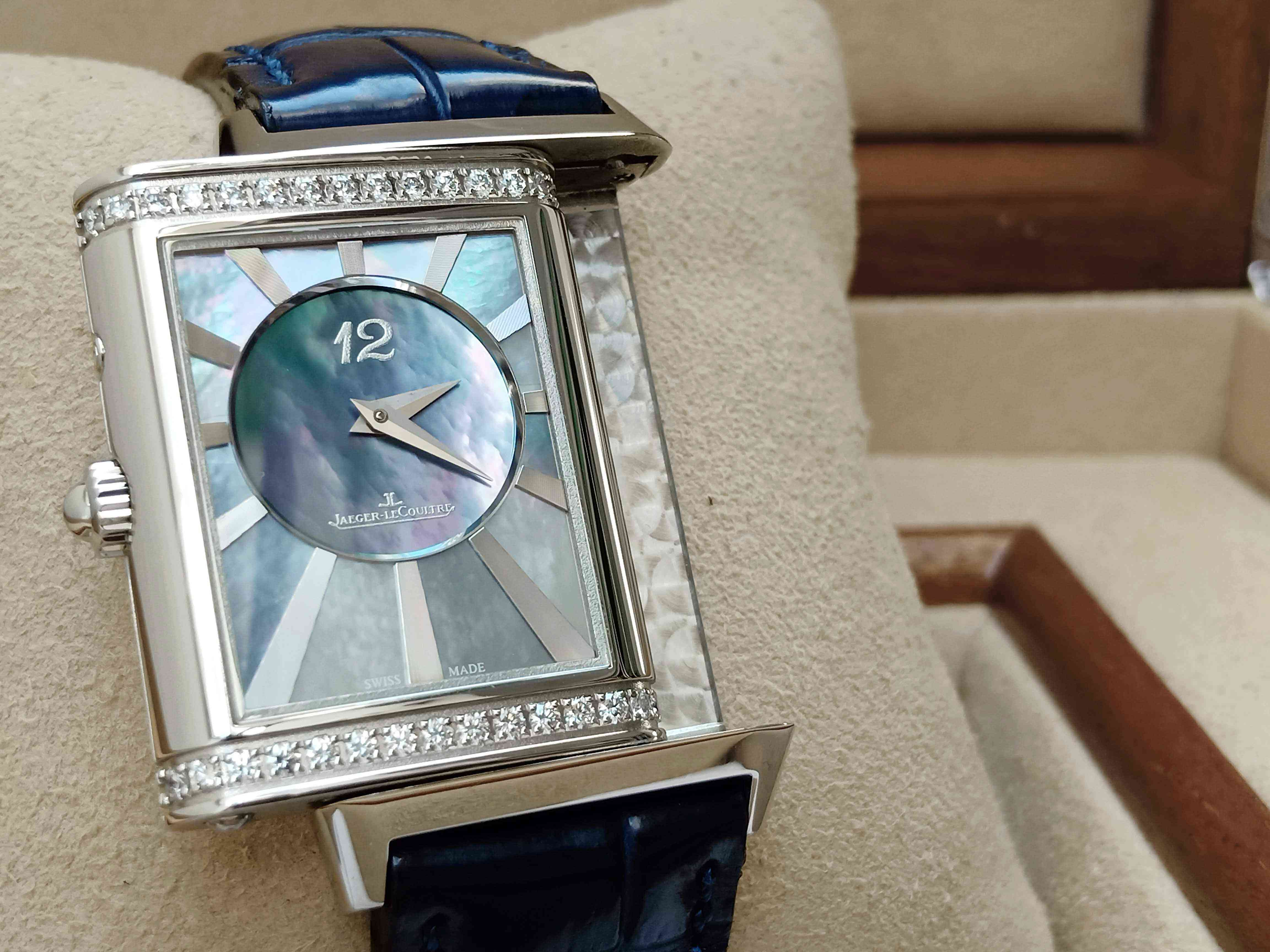 Jaeger LeCoultre Reverso Duoface Pearl Diamond Mid-Size