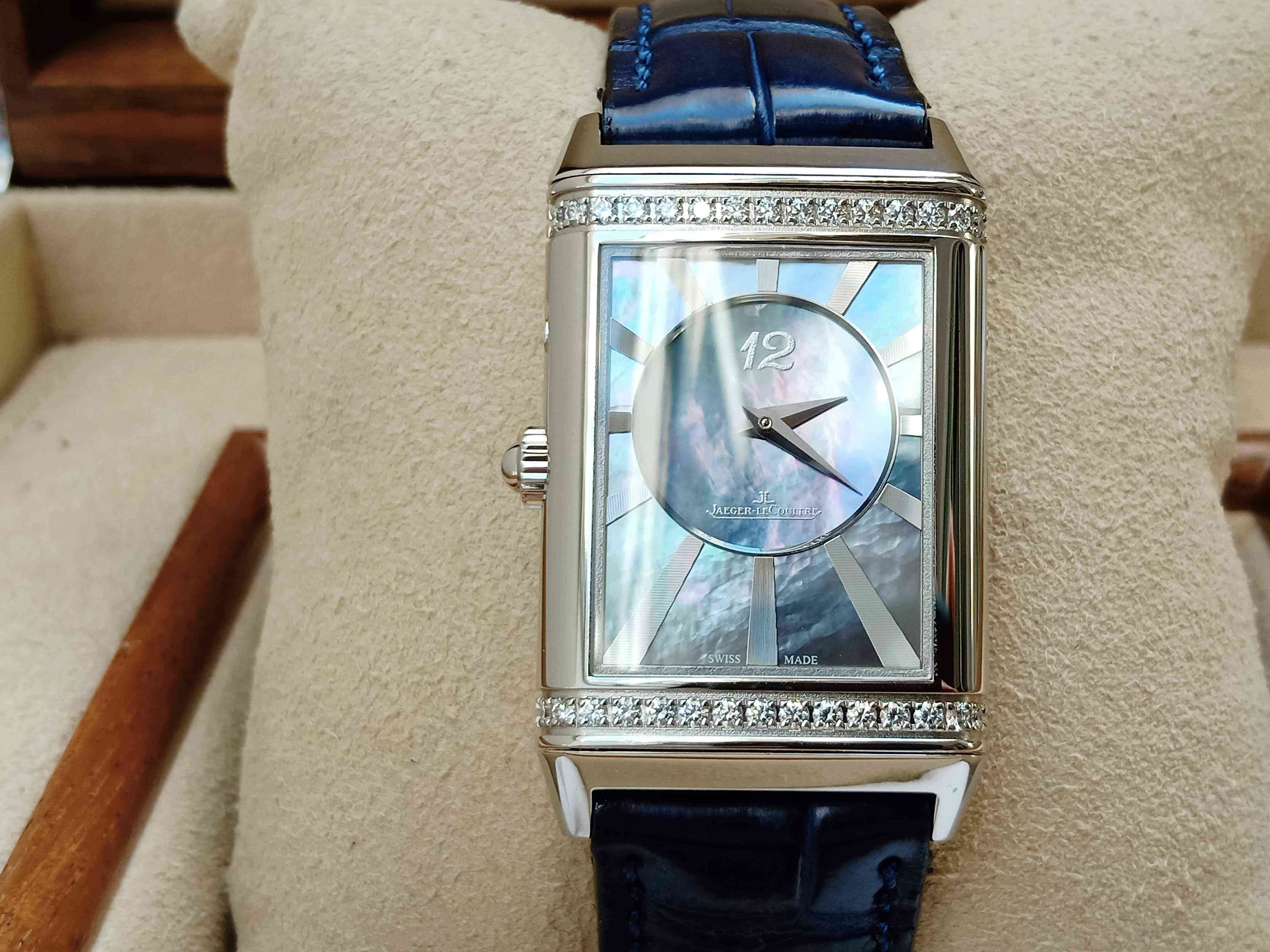 Jaeger LeCoultre Reverso Duoface Pearl Diamond Mid-Size