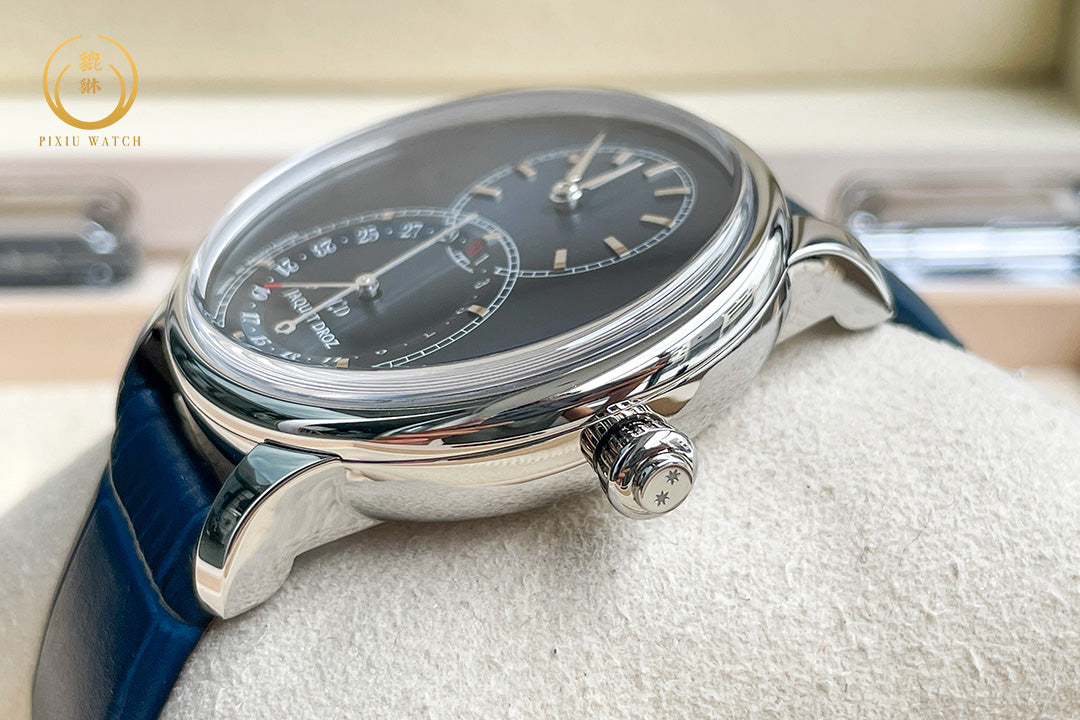 Jaquet Droz Grande Seconde Quantième Satin-Brushed Blue
