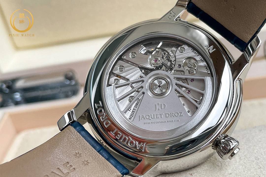 Jaquet Droz Grande Seconde Quantième Satin-Brushed Blue