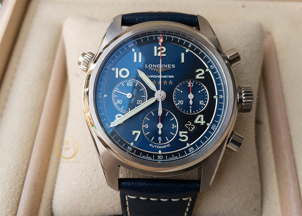 Longines Spirit Blue Sunburst