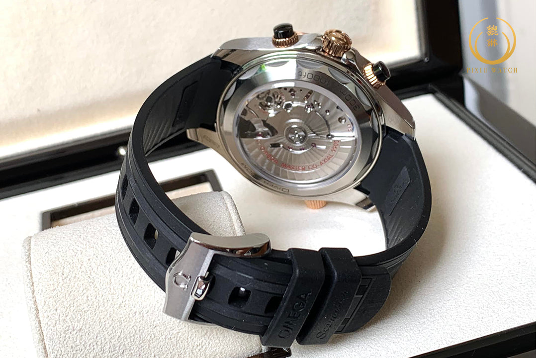 Omega Seamaster Diver 300M Master Chronograph Steel/Sedna Gold
