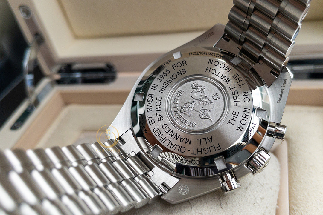 “ของใหม่” Omega Speedmaster 3861 Moonwatch Hesalite