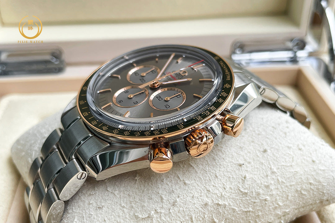 Omega Speedmaster Tokyo 2020 Green Steel/Sedna Gold Limited