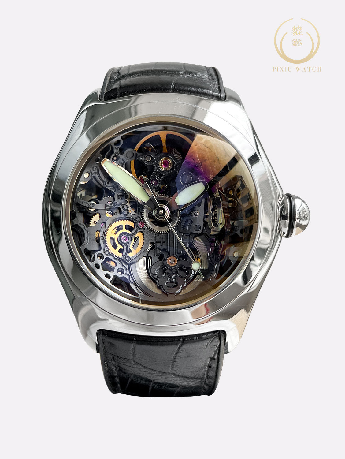 Corum Bubble Black Skeleton