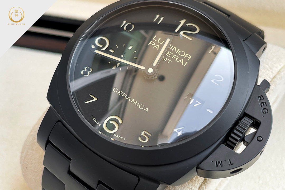 Panerai 438 Tuttonero Luminor 1950 3 Days GMT Ceramica