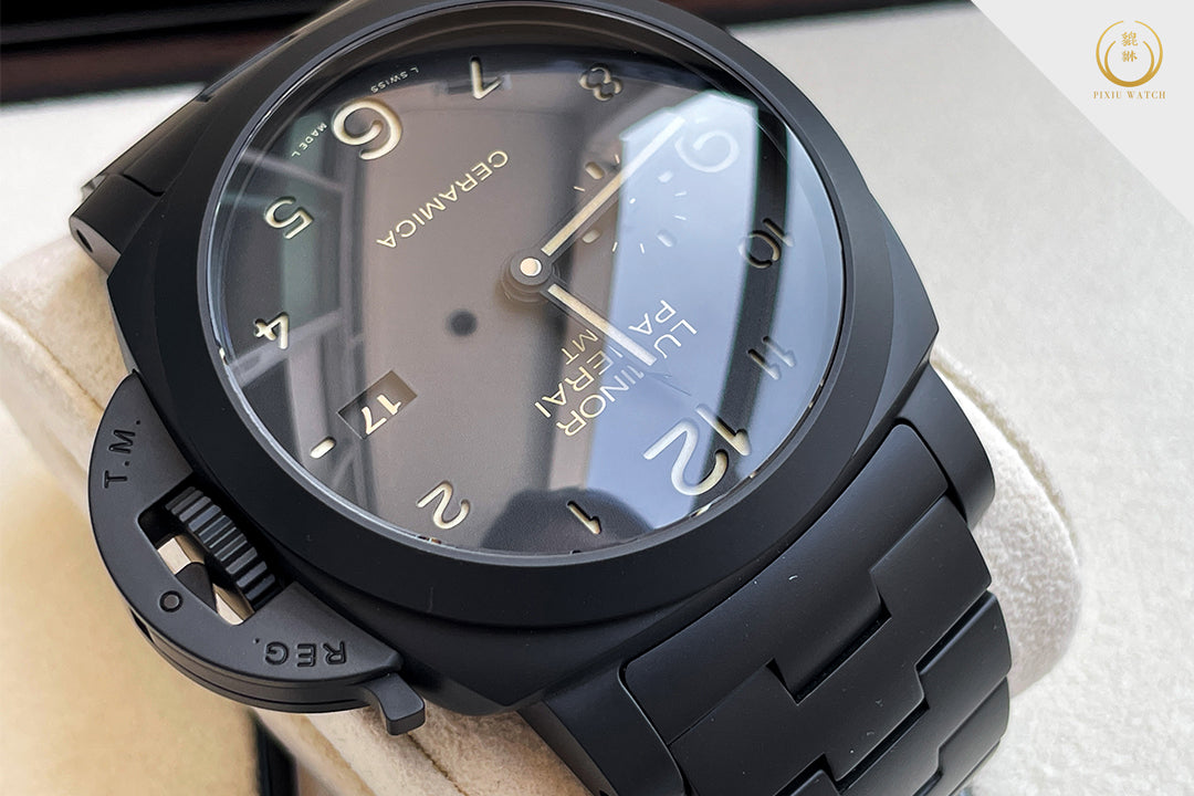 Panerai 438 Tuttonero Luminor 1950 3 Days GMT Ceramica