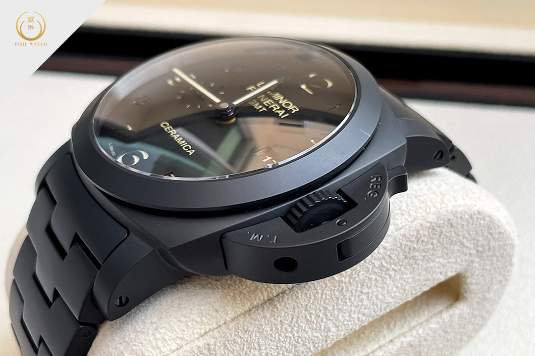 Panerai 438 Tuttonero Luminor 1950 3 Days GMT Ceramica