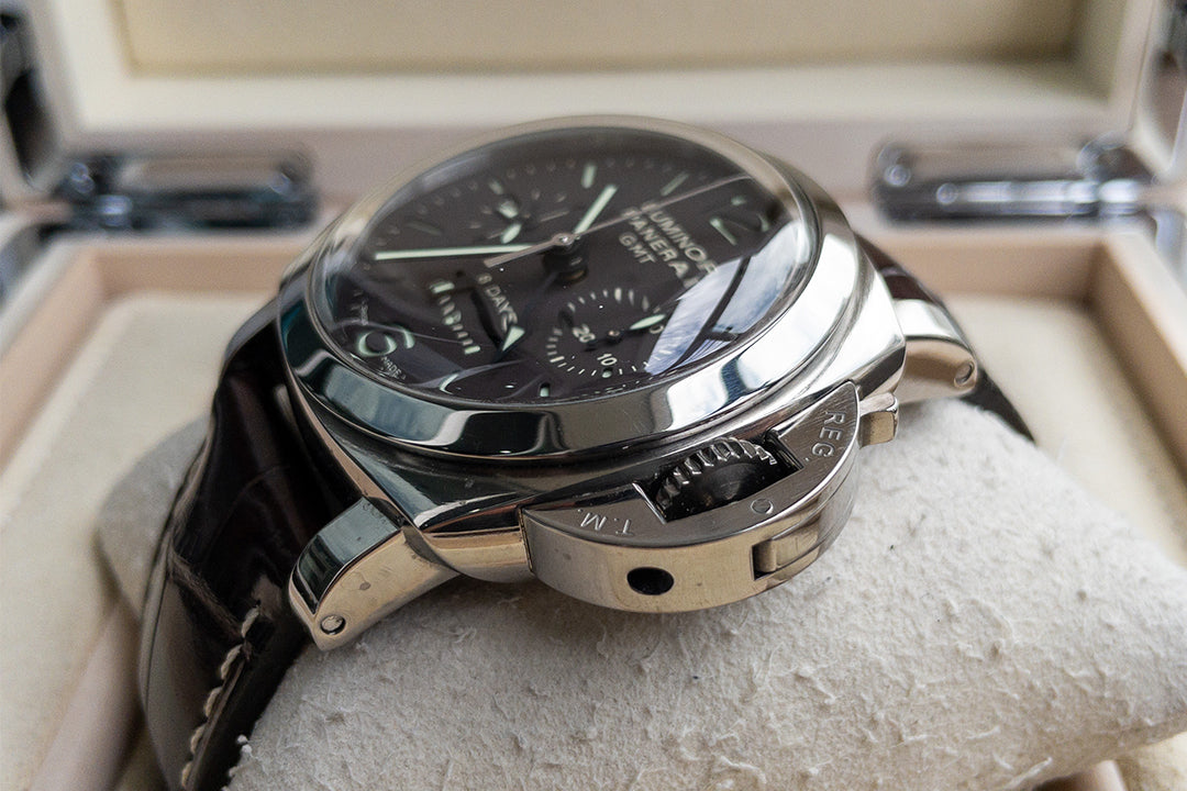 Panerai Luminor 1950 PAM00275 8 Days Chrono Monopulsante GMT Titanium