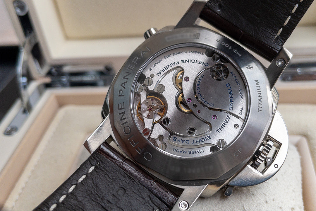 Panerai Luminor 1950 PAM00275 8 Days Chrono Monopulsante GMT Titanium
