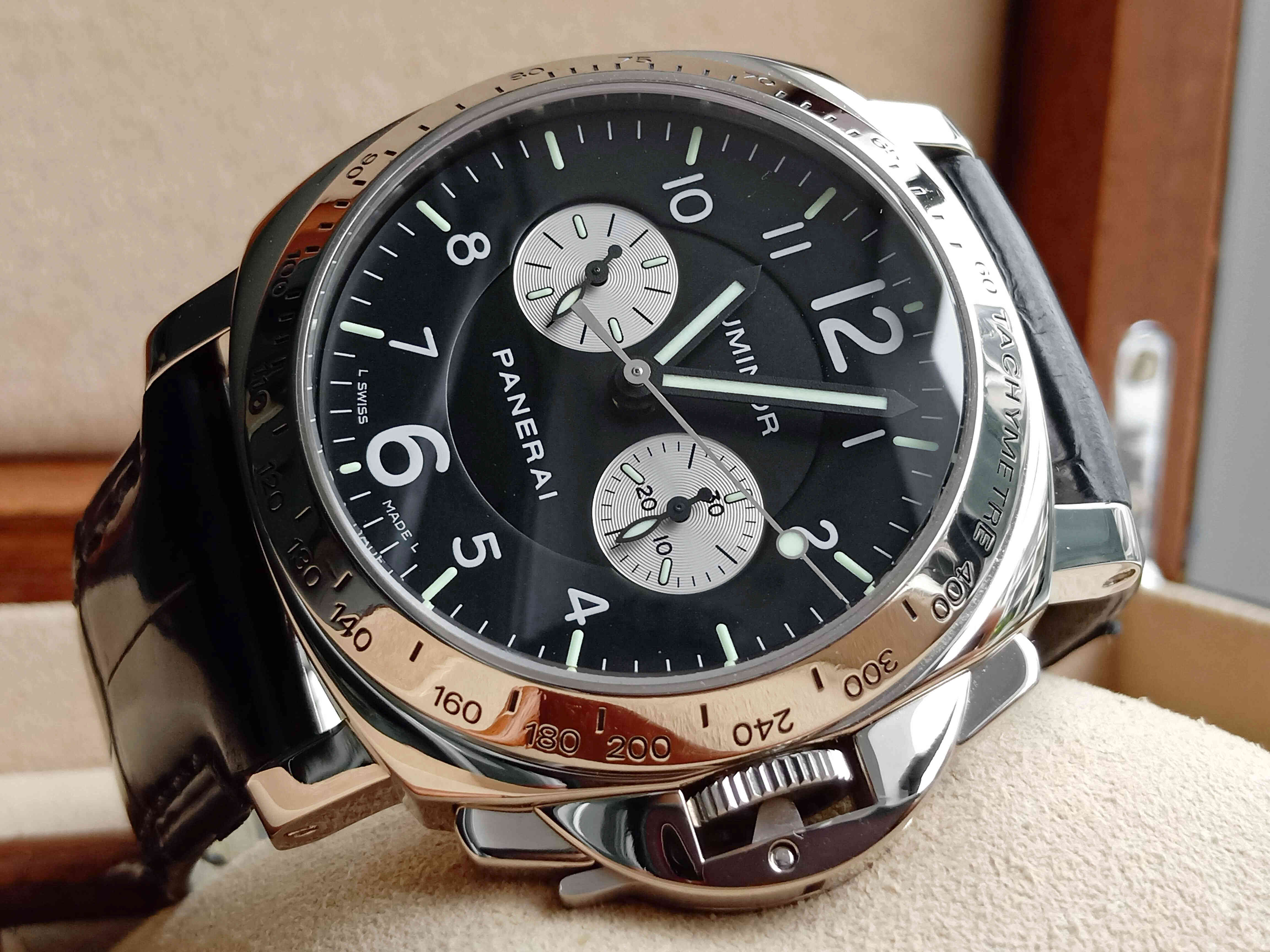 Panerai Luminor Chrono White Gold PAM00189