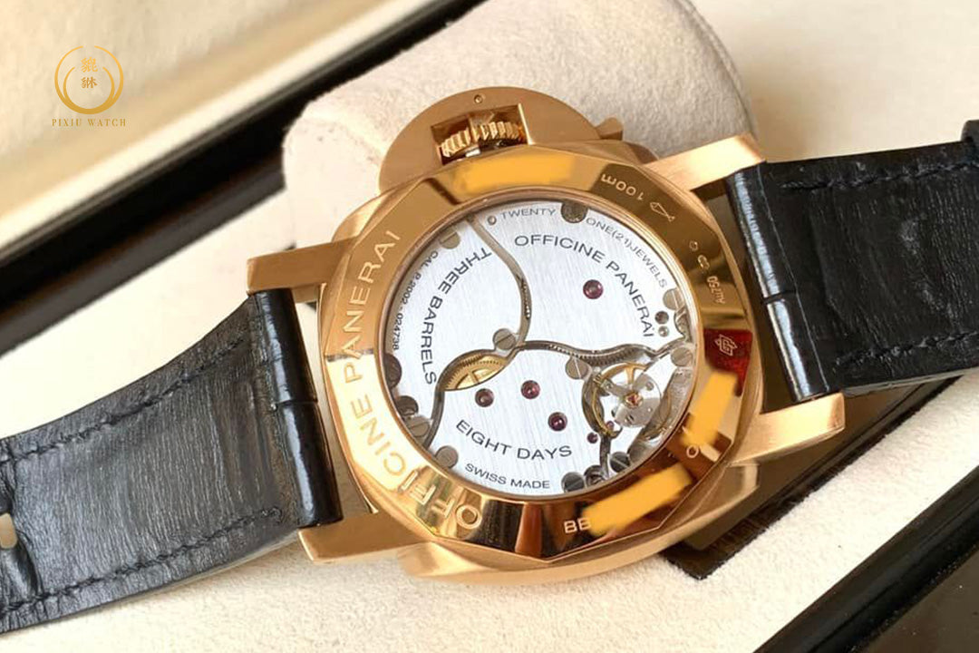 Panerai Luminor 1950 GMT 8 Days Oro Rosso Rose Gold Pam289