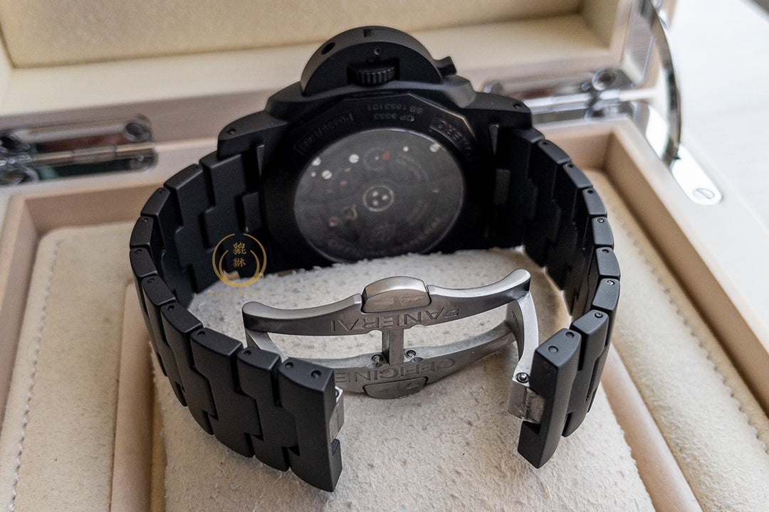 Panerai Luminor 1950 PAM00438 Tuttonero 3 Days GMT Ceramica