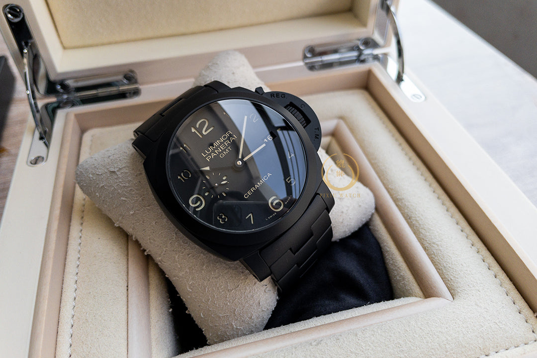 Panerai Luminor 1950 PAM00438 Tuttonero 3 Days GMT Ceramica