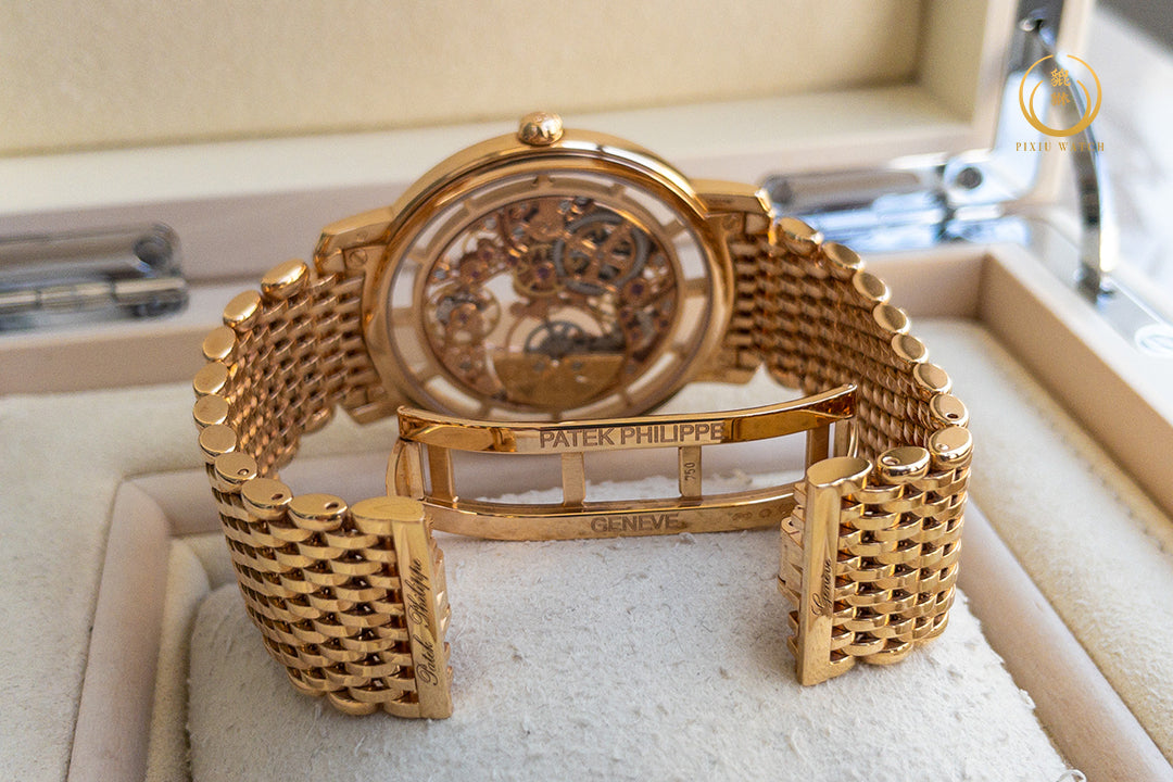 Patek Philippe Calatrava 5180/1R-001 Ultra-thin Skeleton Rose Gold