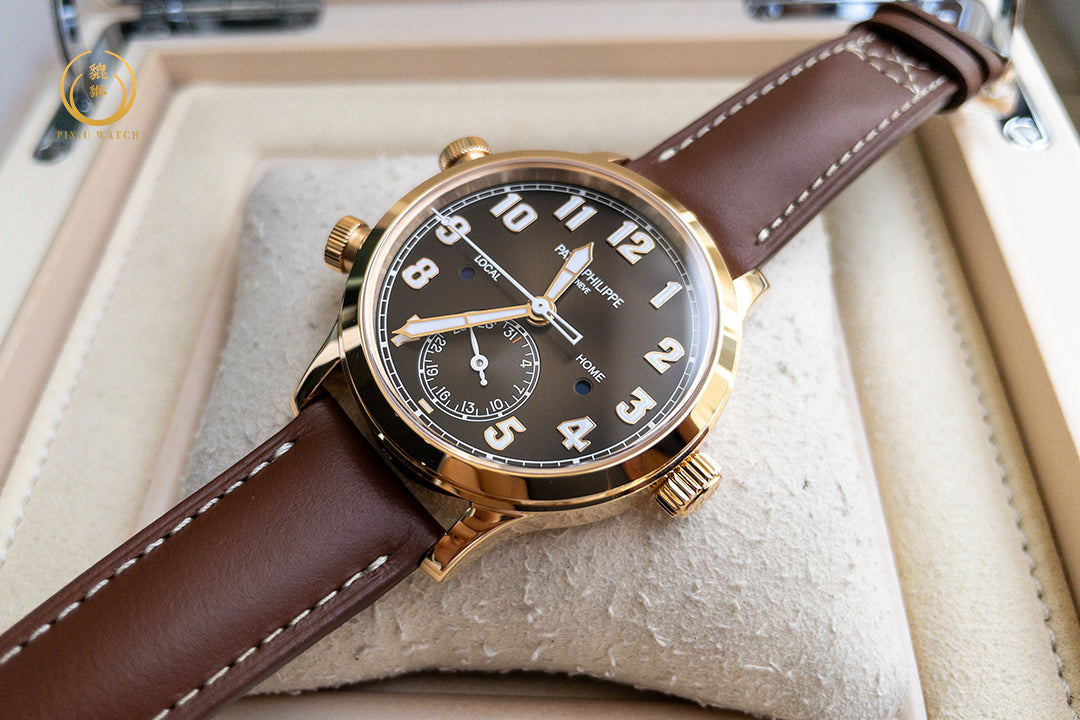 “ของใหม่” Patek Philippe Complications Calatrava 7234R Pilot Travel Time Rose Gold