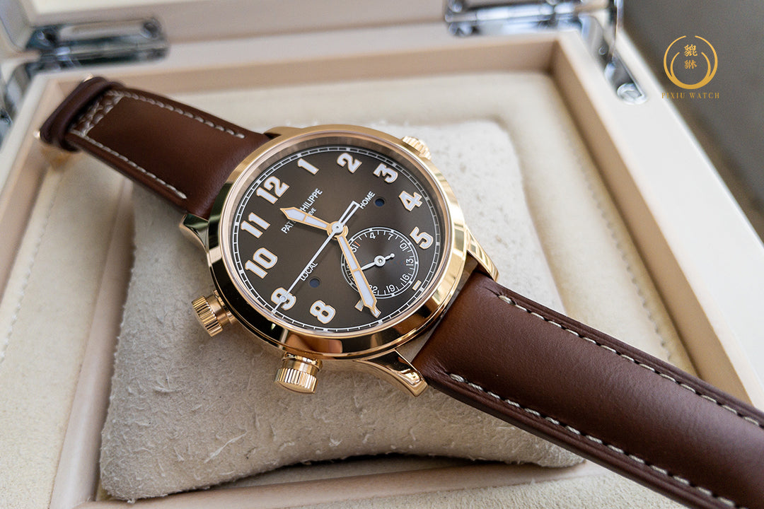 “ของใหม่” Patek Philippe Complications Calatrava 7234R Pilot Travel Time Rose Gold
