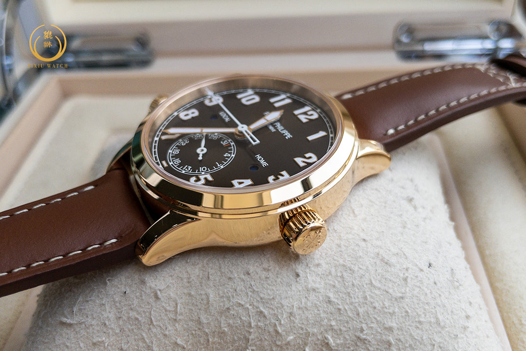 “ของใหม่” Patek Philippe Complications Calatrava 7234R Pilot Travel Time Rose Gold