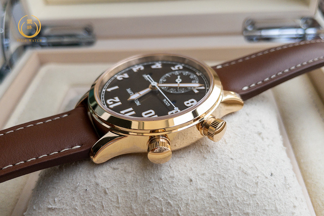 “ของใหม่” Patek Philippe Complications Calatrava 7234R Pilot Travel Time Rose Gold