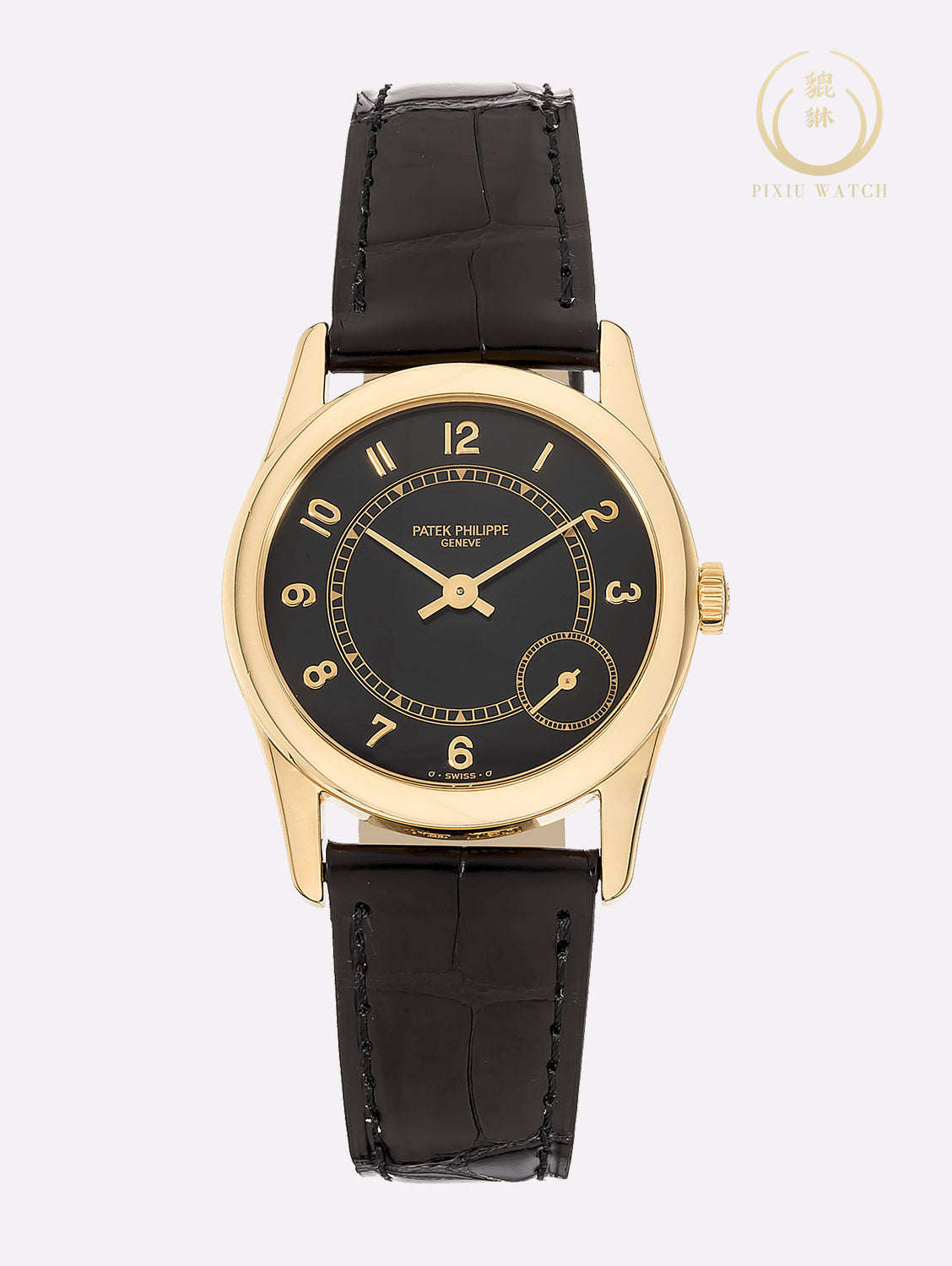 Patek Philippe Calatrava 5000 18K Yellow Gold Black Dial